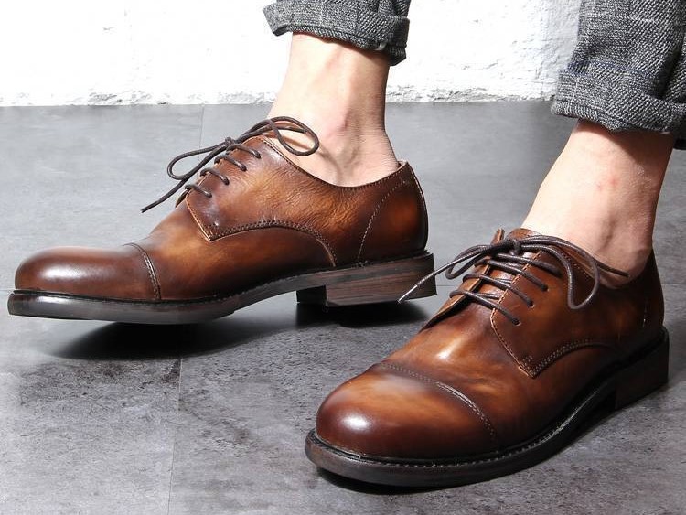 brown leather shoes purchase price