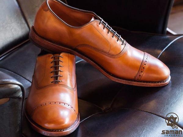 Real leather men&apos;s dress shoes + best buy price