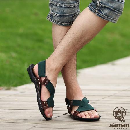 Leather vs rubber sandals | Buy at a cheap price