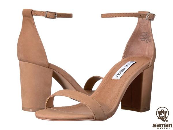 Best leather high heels brown + great purchase price