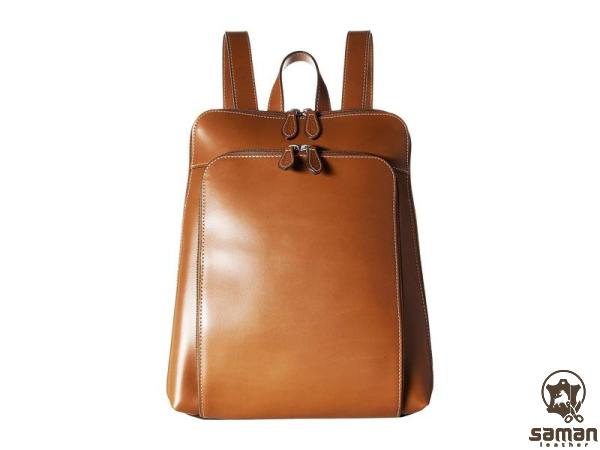 Buy retail and wholesale leather backpack brown price